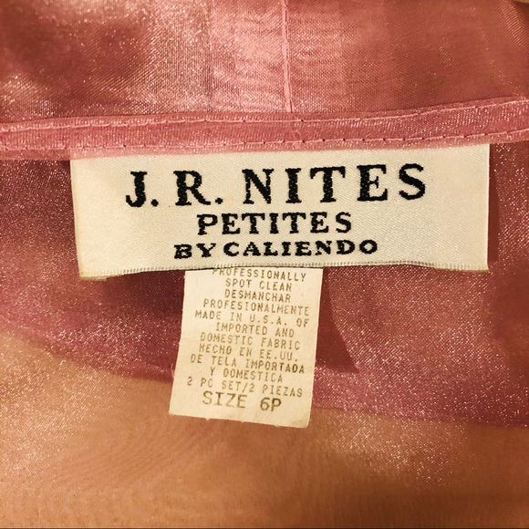 J.R.Nites By Caliendo blouse 👚 Rhinestone Buttons - Picture 6 of 7